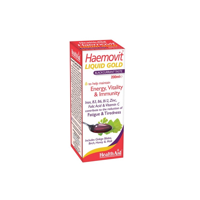 Health Aid Haemovit Liquid Gold 200ml