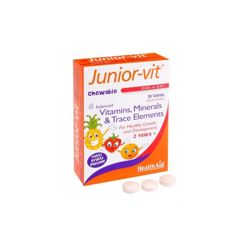 Health Aid Junior Vit Chewable 30 Tablets
