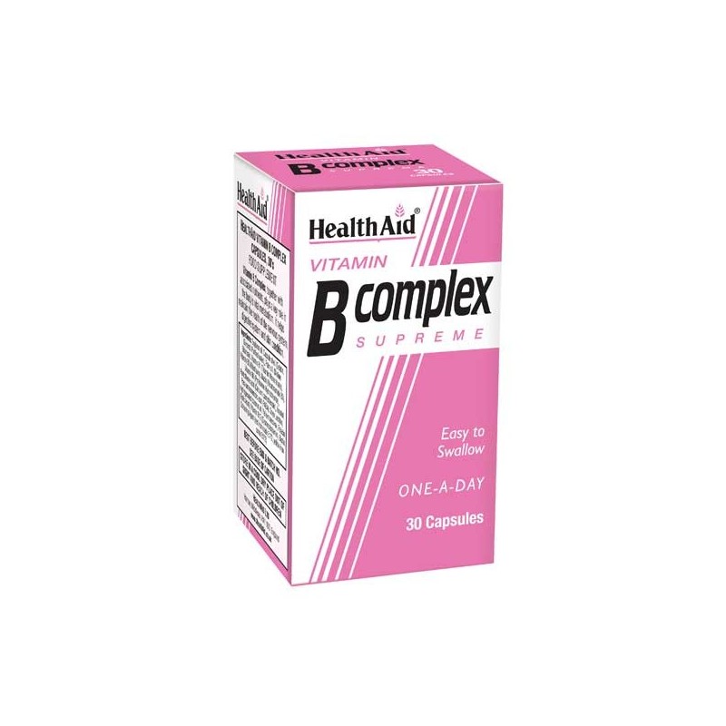 Health Aid Vitamin B Complex Sup 30 Capsules