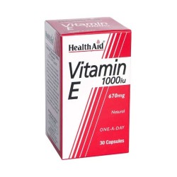 Health Aid Vitamin E 1000IU 30 Capsules