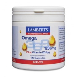 Lamberts Omega 3 6 9 1200mg Plus Vitamin D3 120 Capsules