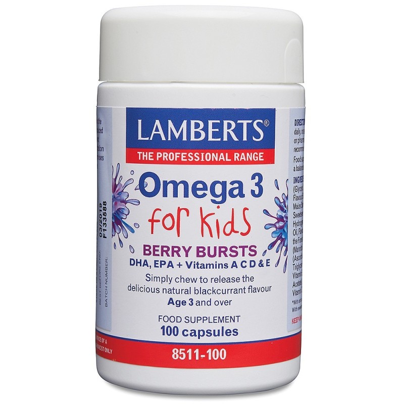 Lamberts Omega 3 For Kids 100 Capsules