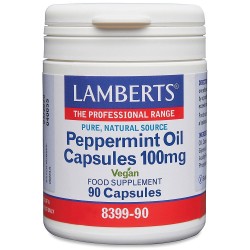 Lamberts Peppermint Oil 100mg 90 Capsules