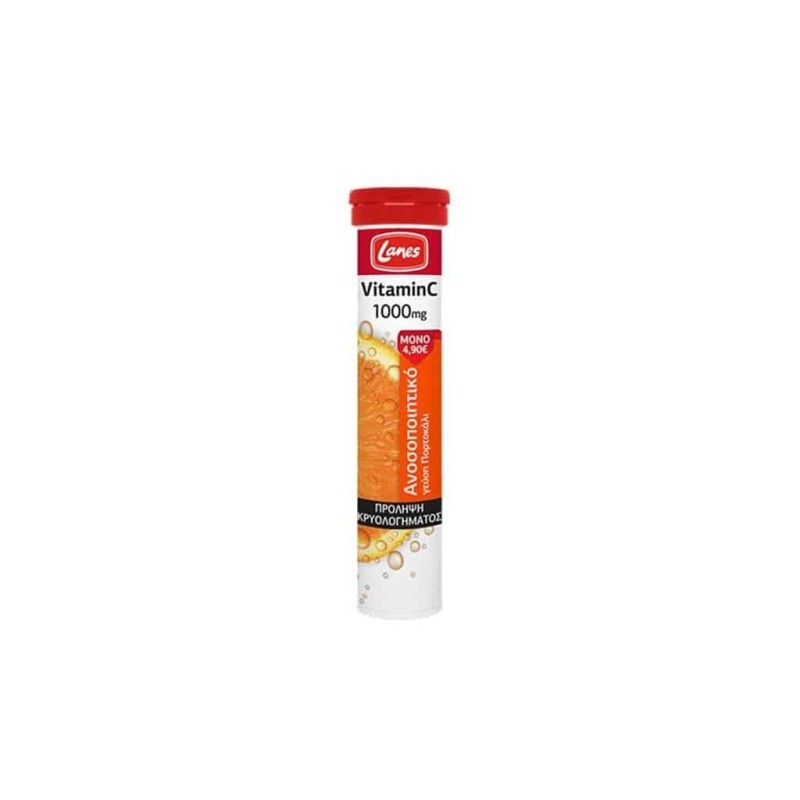 Lanes Vitamin C 1000mg Orange 20 Efferv.