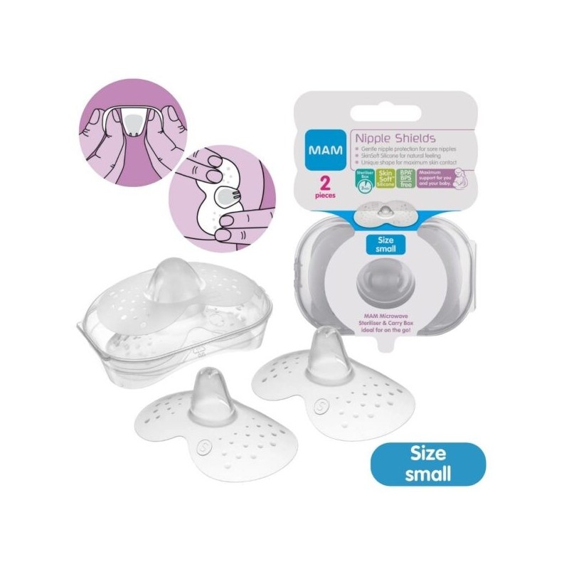 Mam Nipple Shield Size Small (2 Pcs) 776230