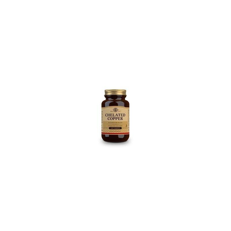 Solgar Chelated Copper 2.5mg 100 Capsules
