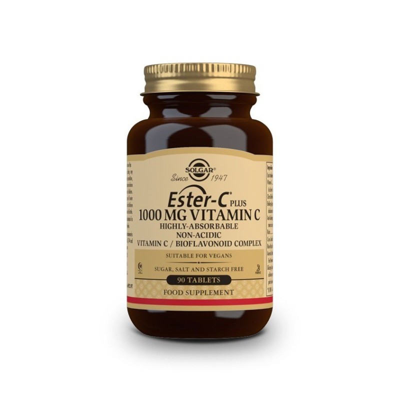 Solgar Ester C Plus 1000mg 90 Tablets