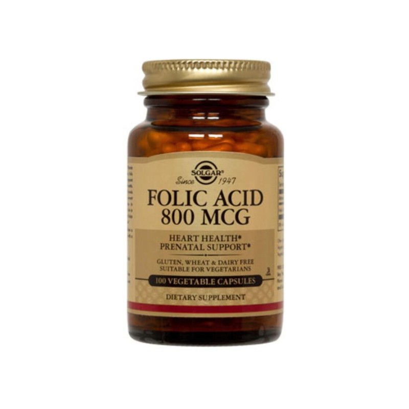 Solgar Folic Acid 800mg 100 Tablets