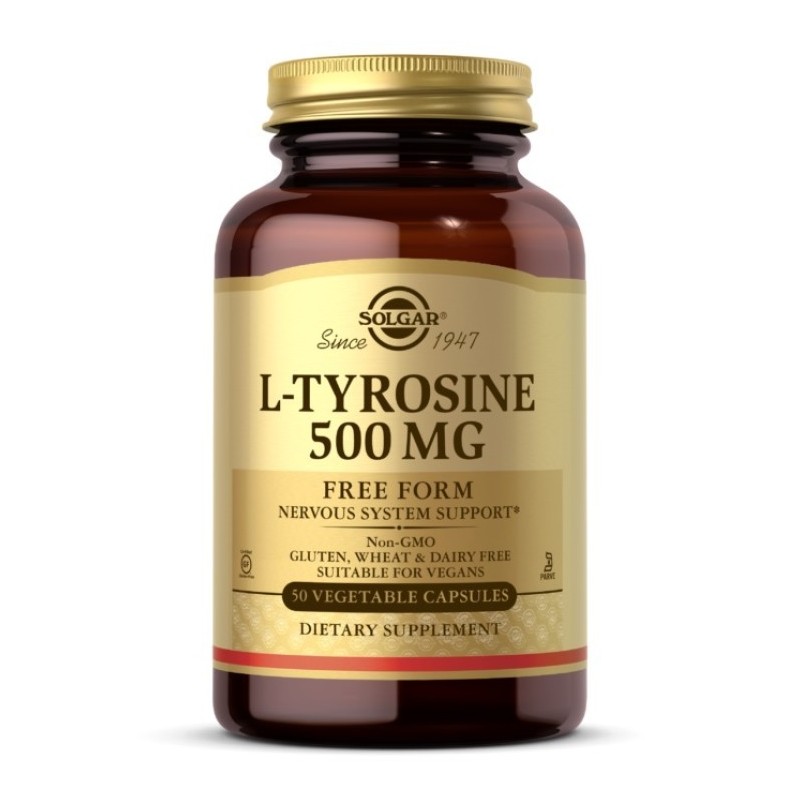 Solgar L-Tyrosine 500mg 50 Capsules