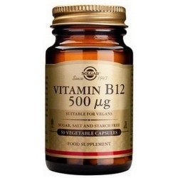 Solgar Vitamin B12 500mcg 50 Capsules