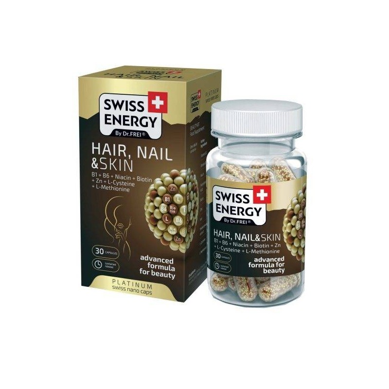 Swiss Energy Nano Hair Nail & Skin 30 Capsules
