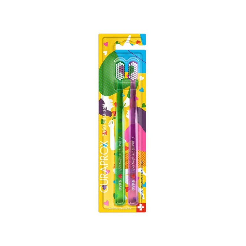 Curaprox Cs 5460 Ultra Soft Duo Love Edition Toothbrush