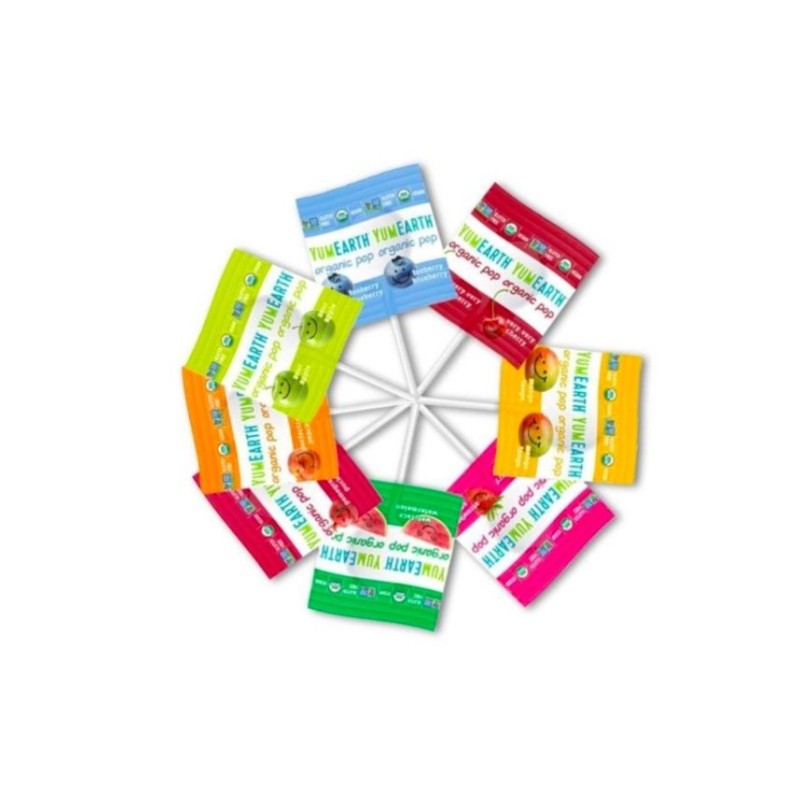Yum Earth Organic Lollipops 100'S