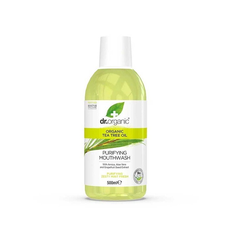 Dr. Organic Tea Tree Mouthwash 500ml