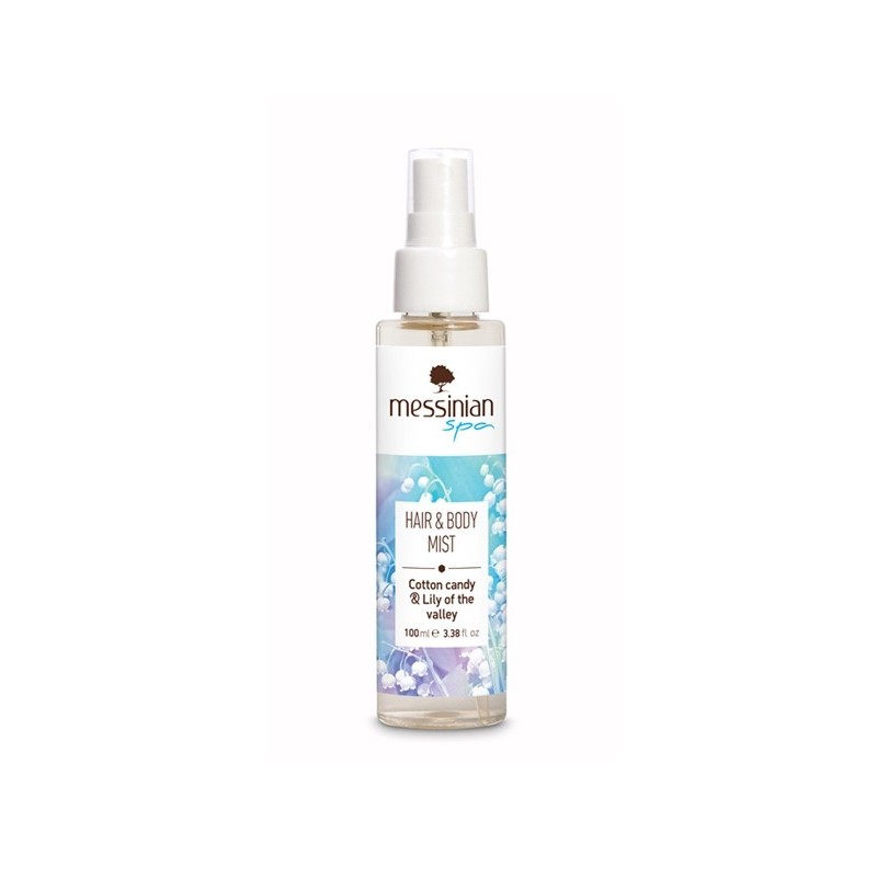 Messinian Spa Cotton & Lily Hair & Body Mist 100ml