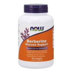 NOW Foods Berberine Glucose 90 Softgels