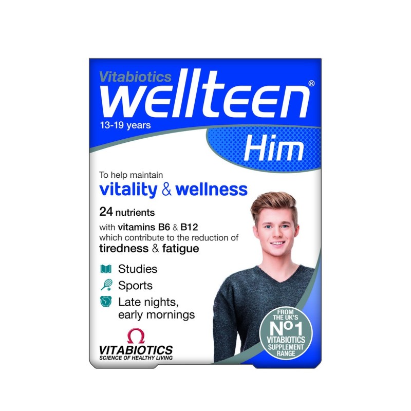 Vitabiotics Wellteen Him 13-19 Years 30 Tablets