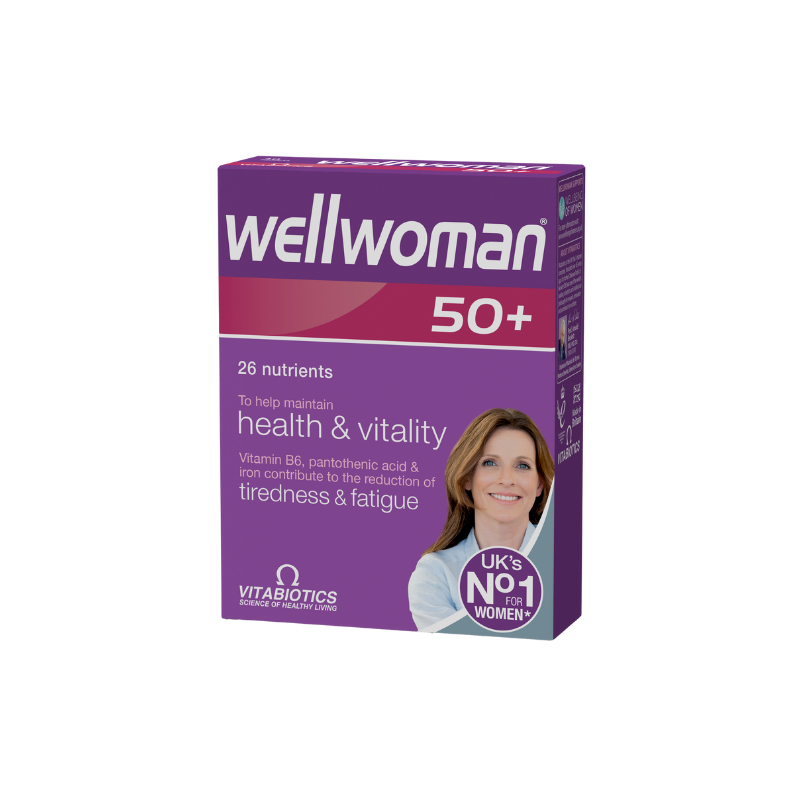 Vitabiotics Wellwoman Vitamin 50 + 30 Tablets