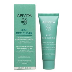 Apivita Just Bee Clear Mattifying Moisturizer 40ml