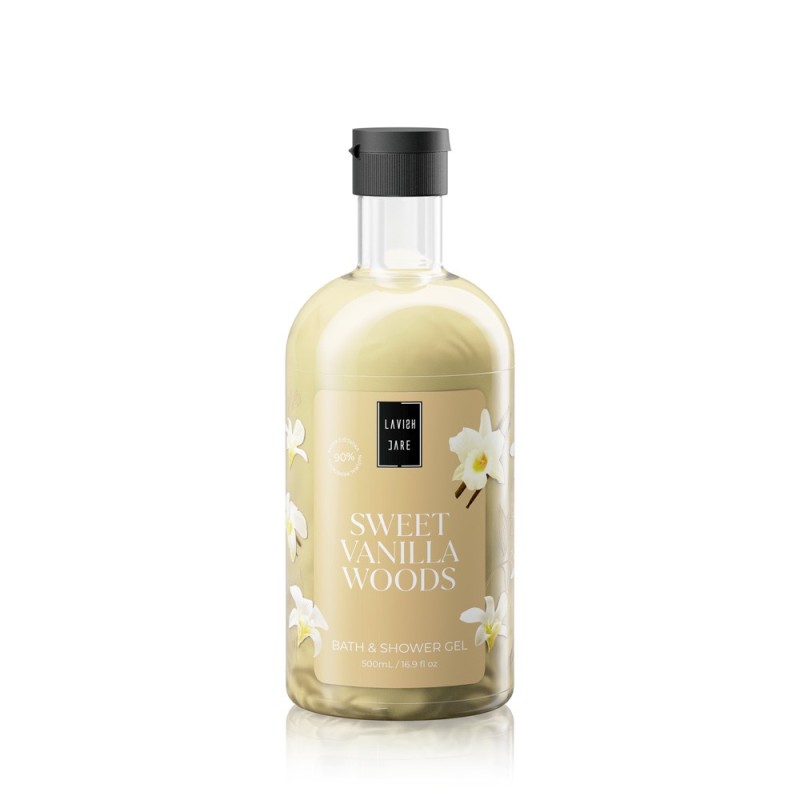 Lavish Care Bath & Shower Gel Sweet Vanilla Woods 500ml