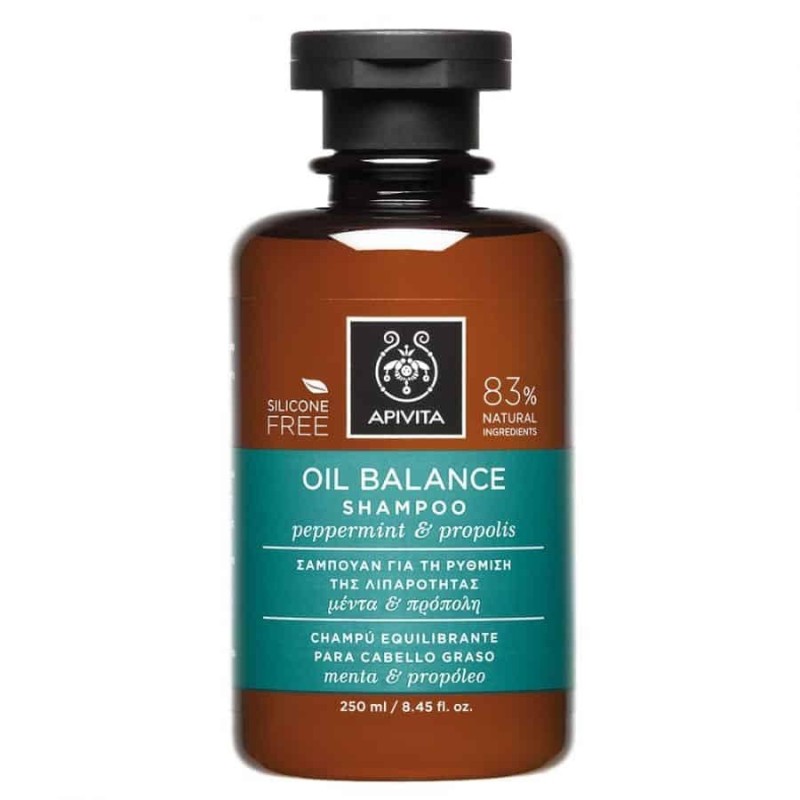 Apivita Shampoo Oil Balance Mint & Propolis 250ml
