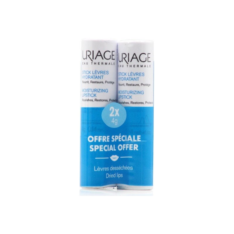 Uriage Promo Moisturizing Lipstick Special Offer 2 x 4g