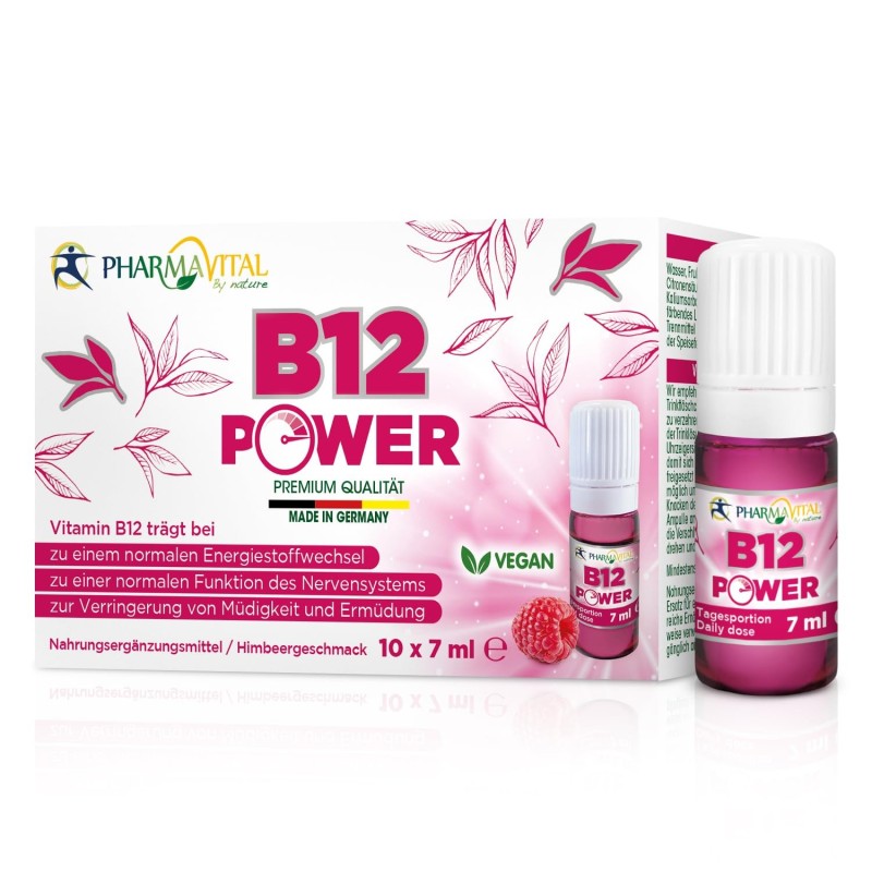 Pharmavital Vegan B12 Power Drinking Ampoules 70ml 10 x 7ml
