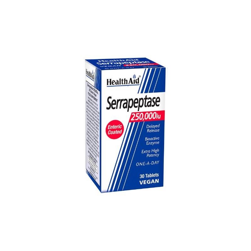 Health Aid Serapeptase 250,000IU 30 Tablets