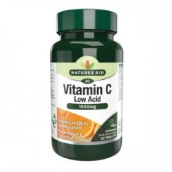 Nature's Aid Vitamin C 1000mg Low Acid Rosehip & Citrus 30 Tablets