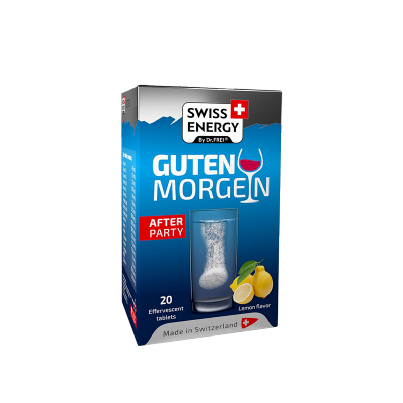 Swiss Energy Dr.Frei Guten Morgen No Hangover 20 Effervescent Tablets