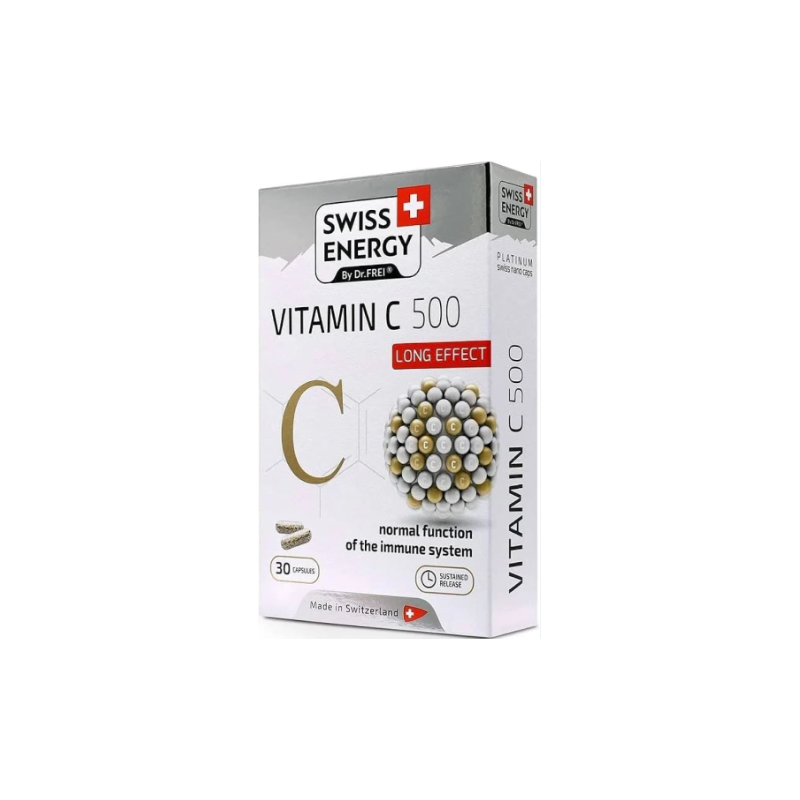 Swiss Energy Nano Vitamin C 500 30 Capsules