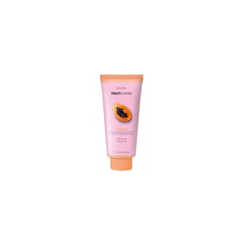Pupa Fruit Lovers Shower Milk 300ml 002-Papaya