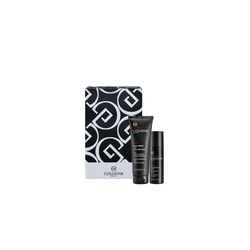 Collistar Set 2025 Men Doccia Shampoo 3 In 1 + Freshness Deo 48Hrs