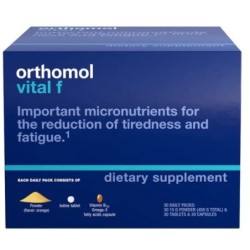 Orthomol Vital-F Powder & Tablets & Capsules 30Days