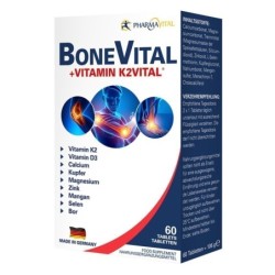 Pharmavital Bonevital + Vitamin K2 60 Tablets