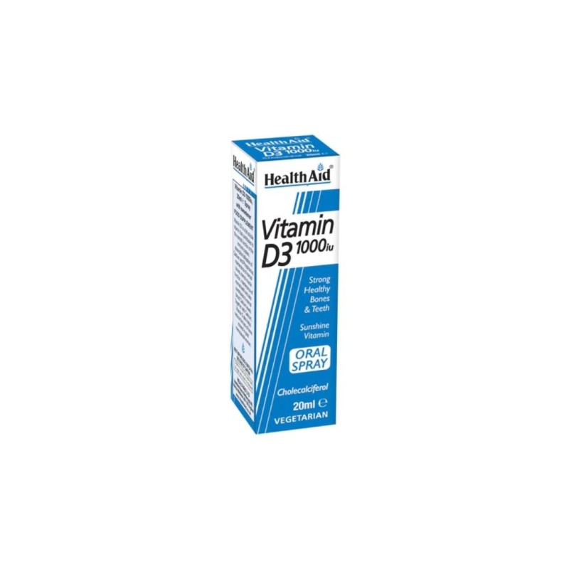 Health Aid Vitamin D3 1000IU Spray 20ml