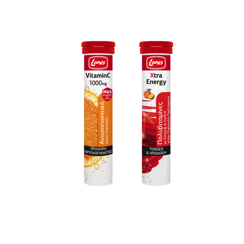 Lanes Xtra Energy + Vitamin C 1 + 1 Free