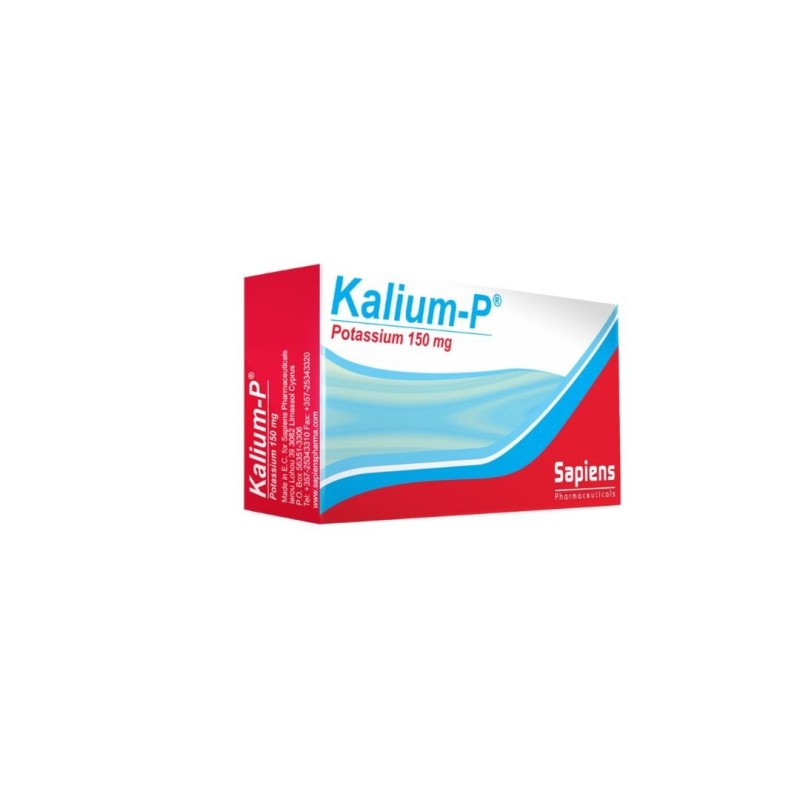 Sapiens Kallium - P Potassum 150mg 30 Tablets