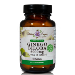 Bh Ginkgo Biloba 6000mg (120mg Extract)