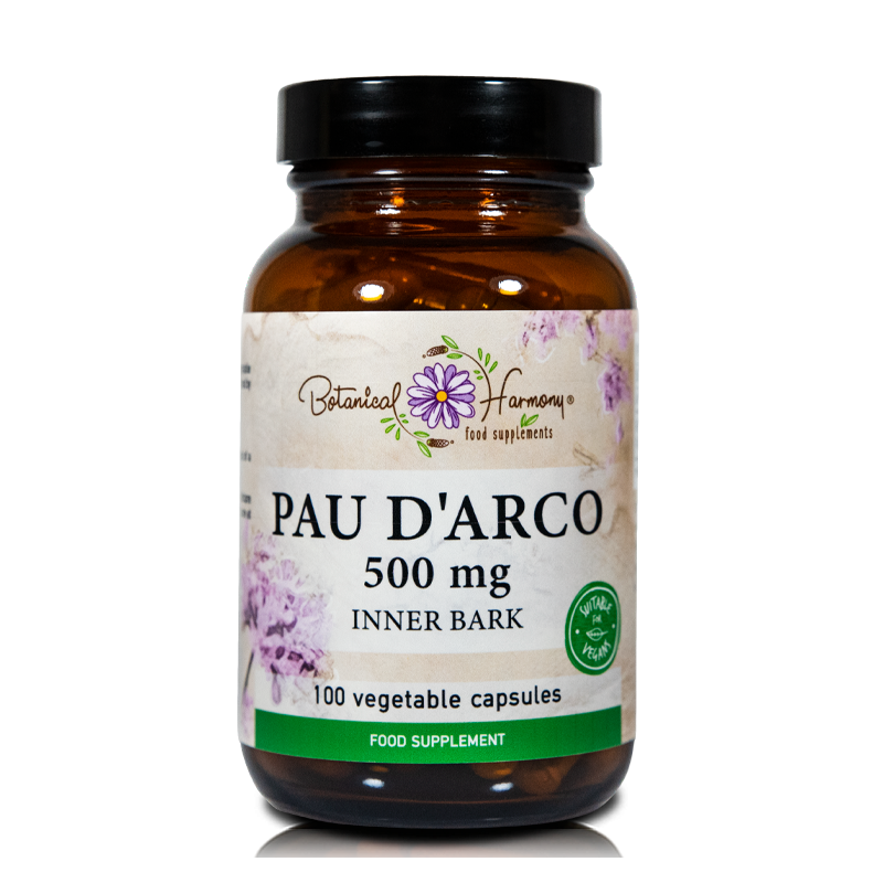 Bh Pau D' Arco 500mg 100 Capsules