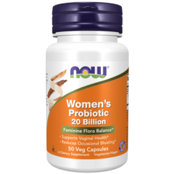 NOW Foods Womens Probiotic 20Billion 50 Veg Capsules