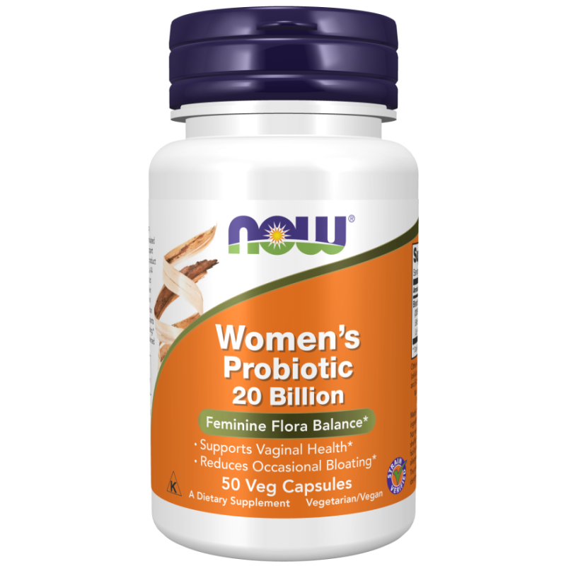 NOW Foods Womens Probiotic 20Billion 50 Veg Capsules