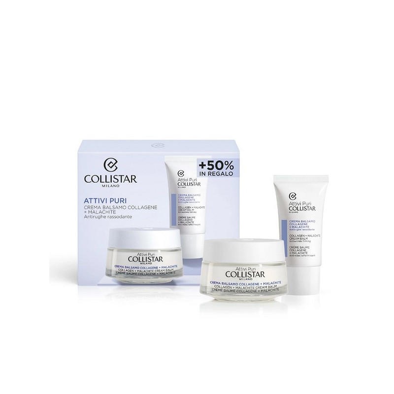 Collistar Face Attivi Collagen Malachite Cream Balm Antiwrinkle Firming 50ml + 50% Free