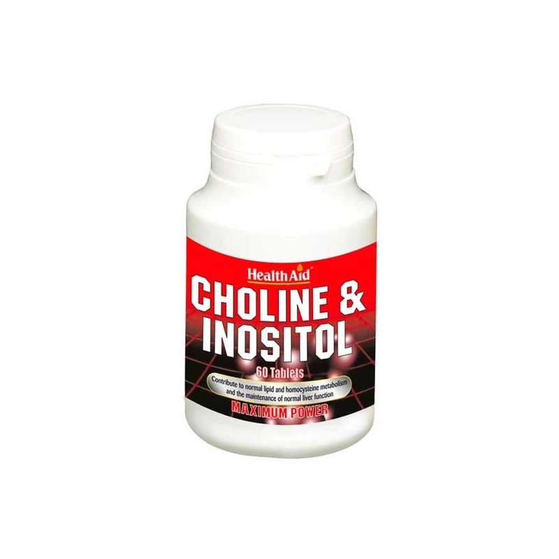 Health Aid Choline & Inositol 60 Tablets