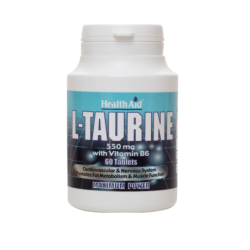 Health Aid L Taurine 550mg 60 Tablets