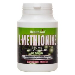 Health Aid L-Methionine 550mg 60 Tablets