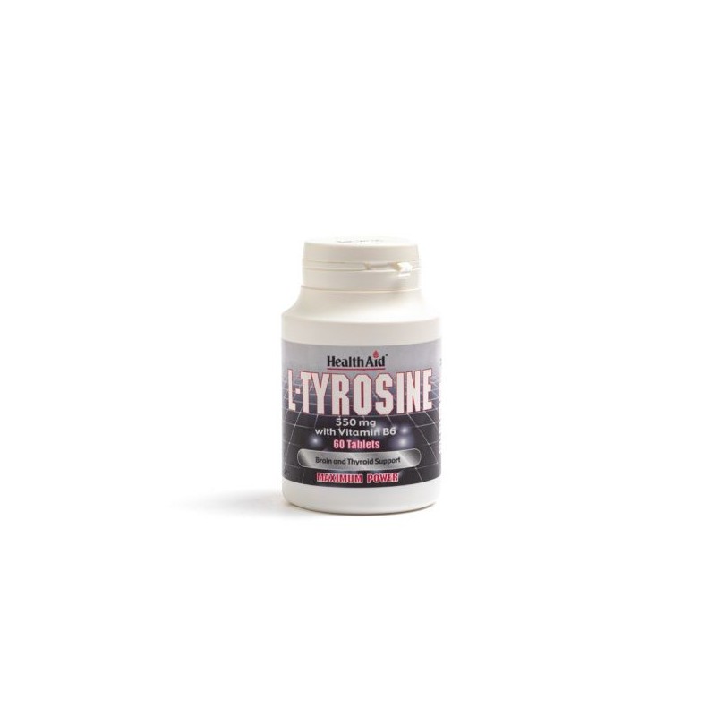 Health Aid L-Tyrosine 550mg 60 Tablets