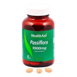 Health Aid Passiflora 1000mg 30 Tablets