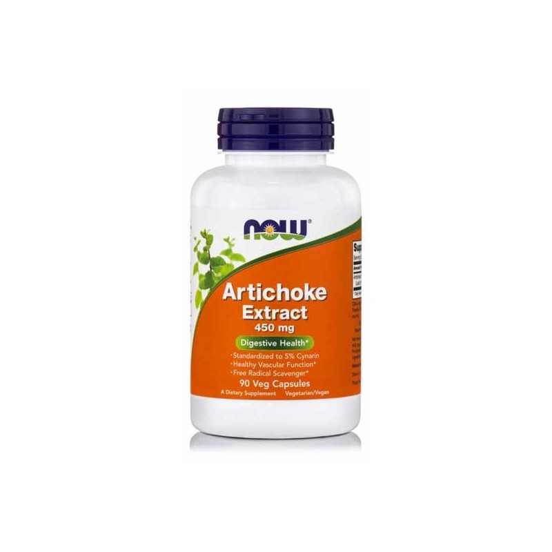 NOW Foods Artichoke Extract 450mg 90 Veg Capsules