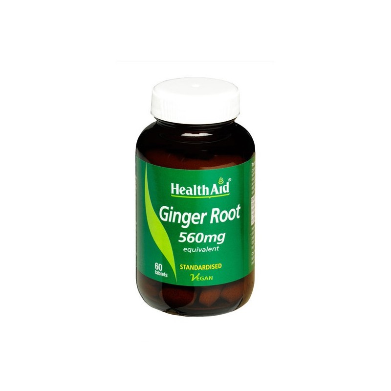 Health Aid Ginger Root 60 Tablets